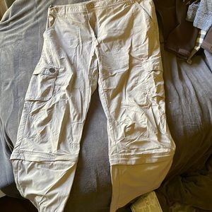 Quechua hiking pants. Zip off to capris